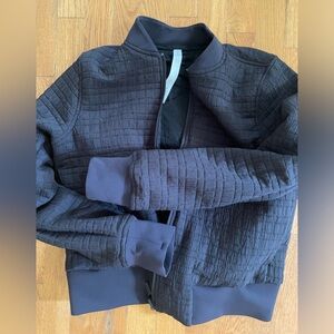 NWOT lululemon reversible bomber jacket black 6